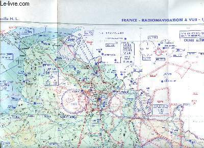 France radionavigation  vue 1re dition Carte gographique pour pilotage arien