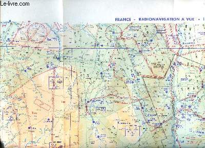 France radionavigation  vue 3 dition Carte gographique pour pilotage arien