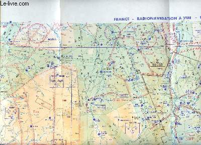 France radionavigation  vue 2 dition carte gographique pour pilotage arien