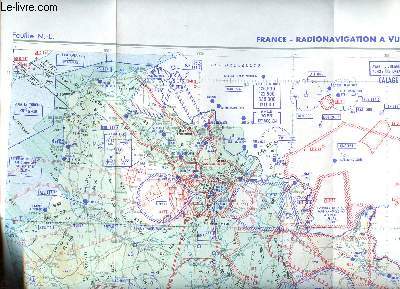 France radionavigation  vue 3 dition Carte gographique pour pilotage arien