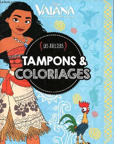 Vaiana Les ateliers tampons & coloriages
