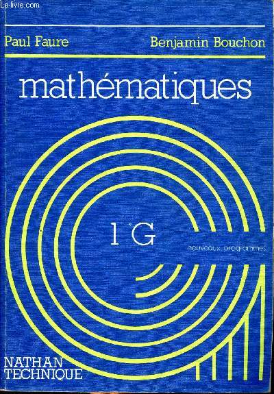 Mathmatiques 1re G nouveaux programmes Sommaire: Algbre, Analyse, Statistiques.