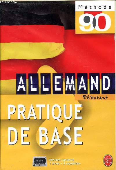 Allemand dbutant pratique de base Coffret 1 livret et 3 cassettes audio