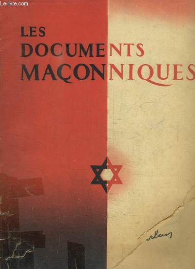 REVUE : LES DOCUMENTS MACONNIQUES - N2 - NOVEMBRE 1941