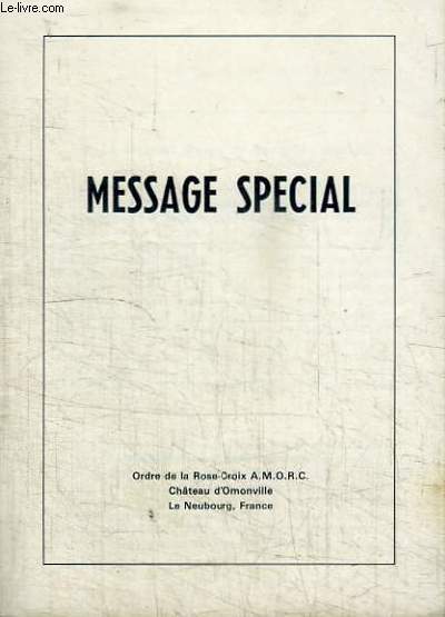 MESSAGE SPECIAL