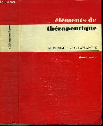 ELEMENTS DE THERAPEUTIQUE