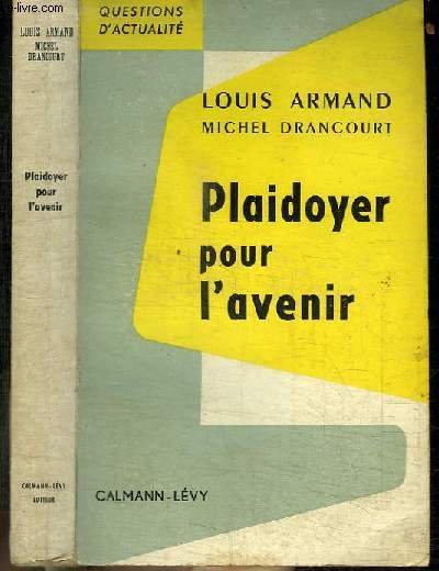 PLAIDOYER POUR L'AVENIR