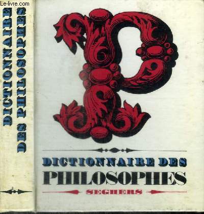 DICTIONNAIRE DES PHILOSOPHES