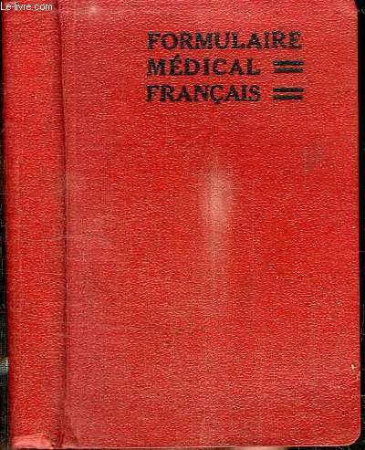FORMULAIRE MEDICAL FRANCAIS