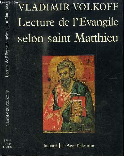 LECTURE DE L'EVANGILE SELON SAINT MATTHIEU