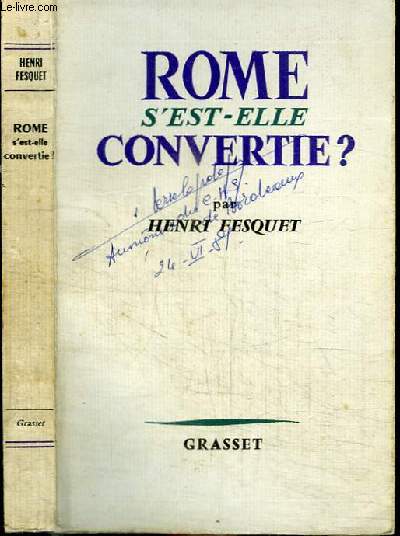 ROME S'EST-ELLE CONVERTIE ?
