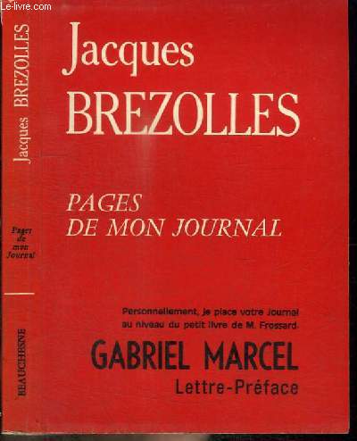 CET ARDENT SANGLOT...PAGES DE MON JOURNAL