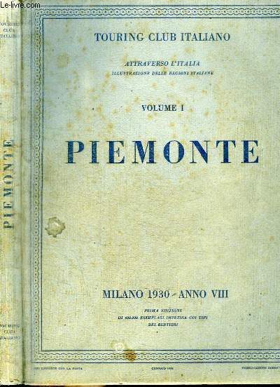 PIEMONTE - VOLUME 1