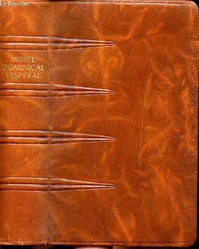 Missel dominical vespral et rituel latin-franais N 205