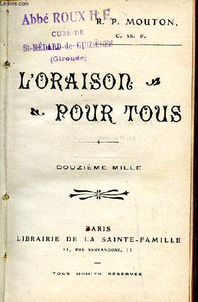 L'oraison pour tous Douzime mille