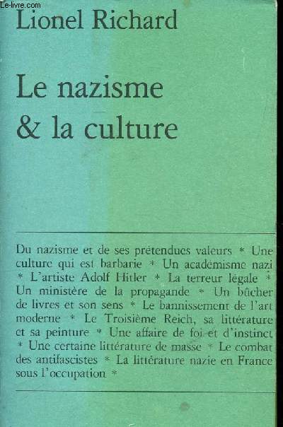 Le nazisme & la culture