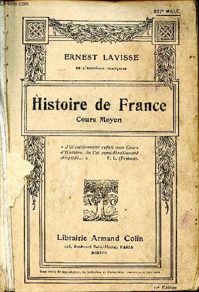 Histoire de France Cours Moyen