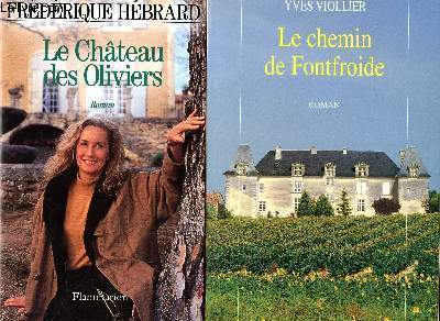Lot de 2 livres: Le chemin de Fontfroide / Le chteau des oliviers
