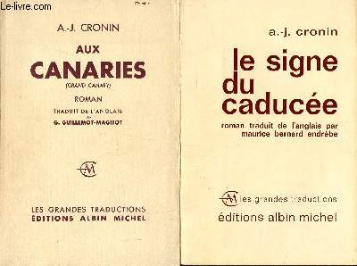 Lot de 2 volumes: Le signe du caduce et Aux Canaries Collection les grandes traductions