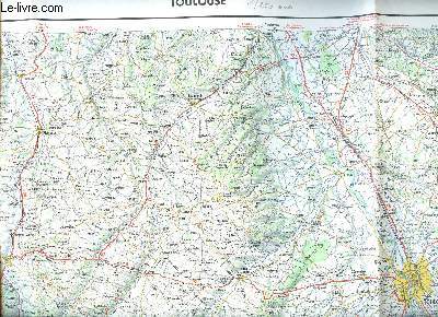 Carte gographique de Toulouse