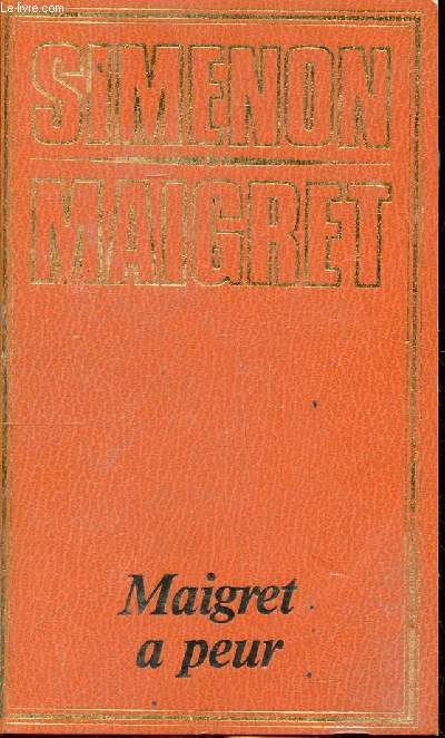Maigret a peur Collection Simenon Maigret