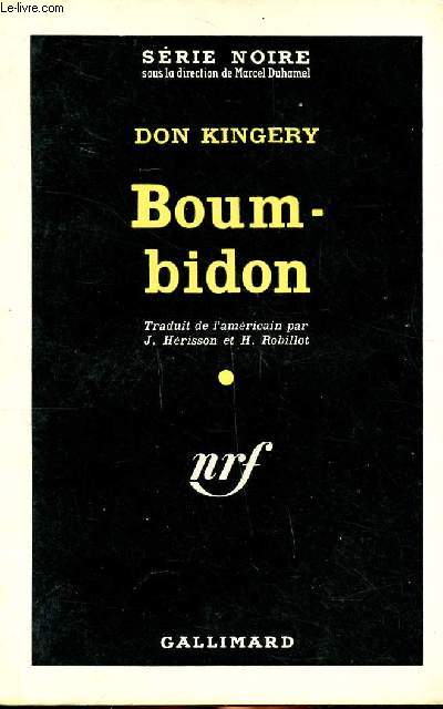 Boum-bidon Collection Srie noire N 646