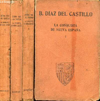 La conquista de Nueva Espana en 4 tomes