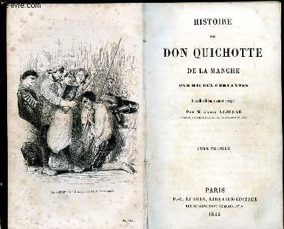 Histoire de Don Quichotte de la manche Tome premier