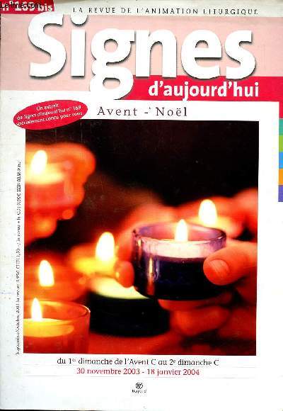 La revuie de l'animation liturgique Signes d'aujourd'hui N169 bis Avent Noel