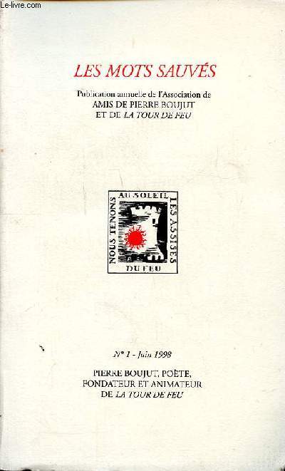 Les mots sauvs N1 Juin 1998
