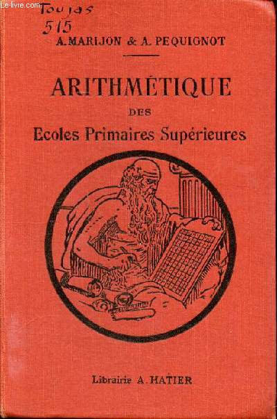 Arithmtique du brevet lmentaire des coles primaires suprieures 6 dition