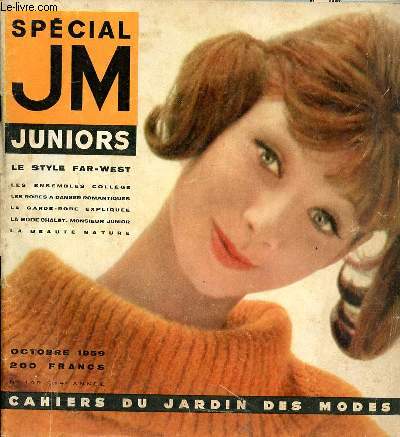 Spcial JM Juniors Le style far west Octobre 1959 N149