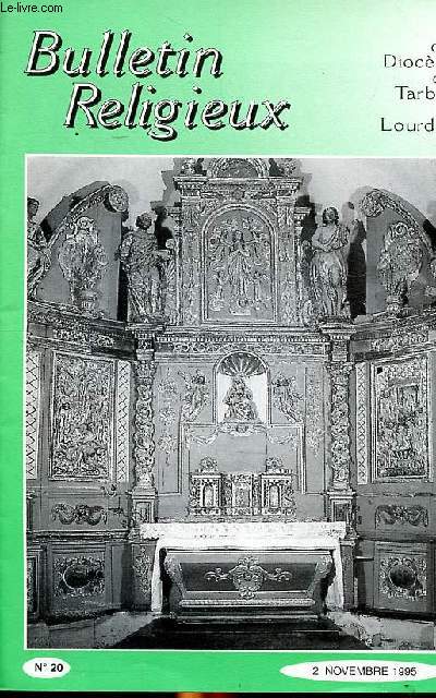 Bulletin religieux du diocse de Tarbes et Lourdes N20 du 2 novembre 1995