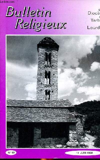 Bulletin religieux du diocse de Tarbes et Lourdes 1998
