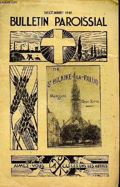 Bulletin paroissial de St Hilaire la palud dcembre 1948