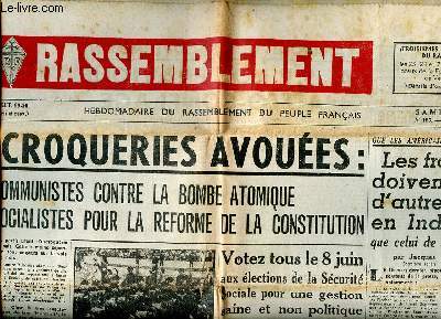 Le Rassemblement N 163 du samedi 3 juin 1950 2 escroqueries avoues