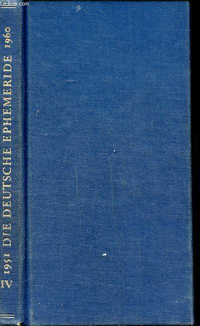 Die Deutsche ephemeride IV 1951-1960