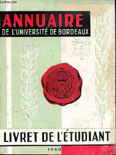 Annuaire de l'universit de Bordeaux