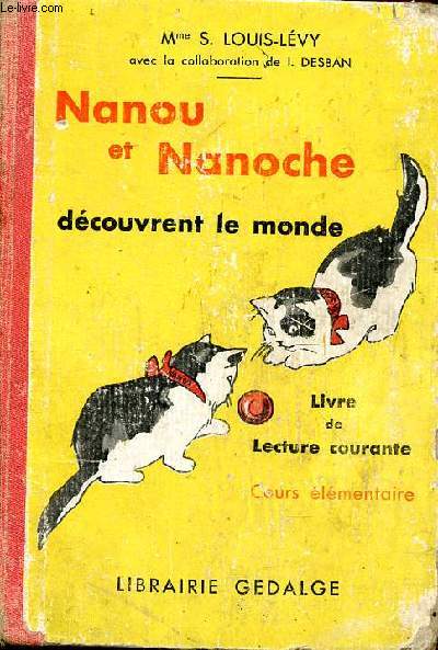 Nanou et Nanoche dcouvrent le monde Livre de lecture courante Cours lmentaire