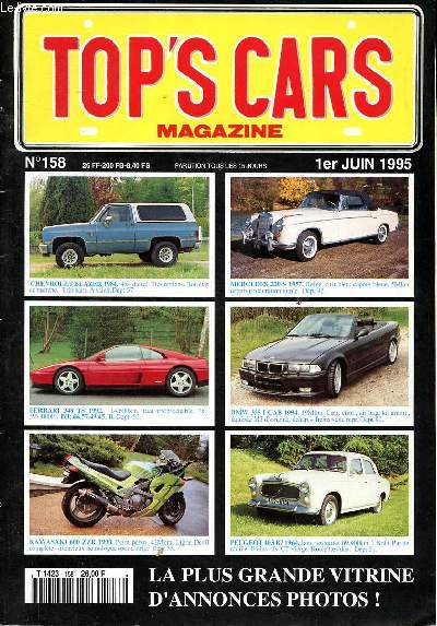 Top's cars magazine N158 1er juin 1995