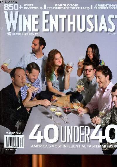 Wine enthusiast October 2014 40 under 40