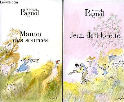 L'eau des collines en 2 tomes Tome 1: Jean de Florette, Tome 2: Manon des sources Collection Fortunio N5 et 6