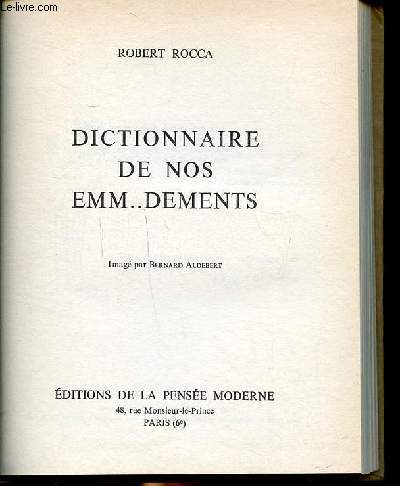 Dictionnaire de nos emm ..dements