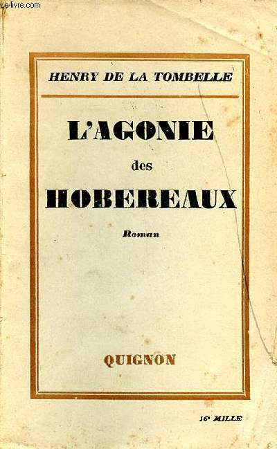 L'agonie des hobereaux