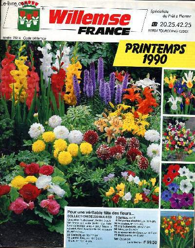 Willemse France Printemps1990 catalogue de fleurs