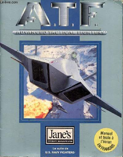 Coffret du jeu Advanced tactical Fighters 1996 avec 1 CD inclus.