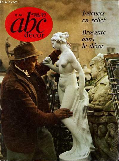 Abc dcor N66 avril 1970 Faences en relief Brocante dans le dcor