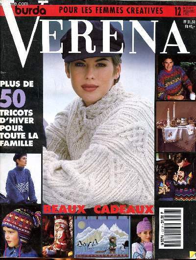 Verena 12 dcembre 1992 Plus de 50 tricots d'hiver pour toute la famille