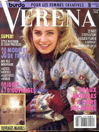 Verena 10 octobre 1992 Style rustique et look prcieux