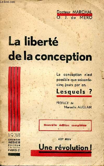 La libert de la conception Nouvelle dition complte